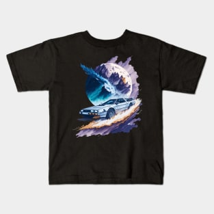 DMC DeLorean Art Kids T-Shirt